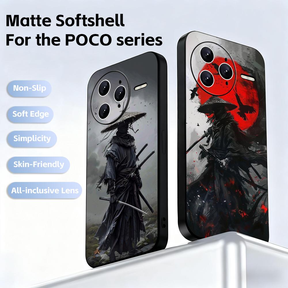 Xiaomi Poco X6 - Coque de téléphone japonaise Bushido Samurai